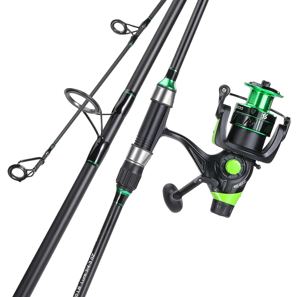 Sougayilang surf fishing rod combo 11ft shown in travel-ready setup for coastal trips.