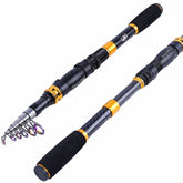 Sougayilang telescopic rod ultralight carbon fiber for comfortable casting.
