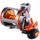Sougayilang Thunder LS II 3000R front view highlights rugged construction for deep-sea casts
