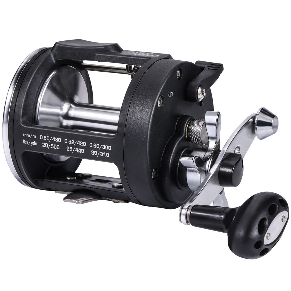 Sougayilang TSSD trolling reel 4000 right handle – front view
