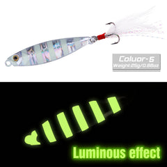 Close-up of Sougayilang 33g micro jig lure