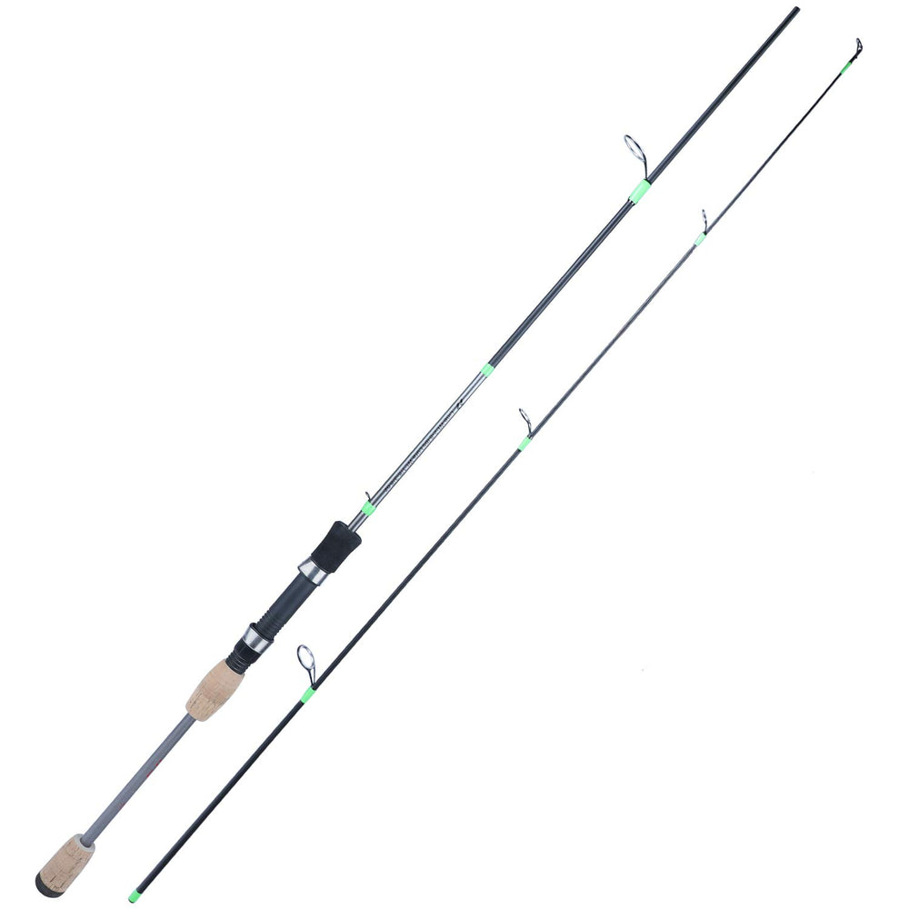 Sougayilang Resolute ultralight spinning rod with carbon blank and cork handle