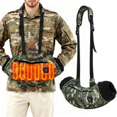 Soulchen camo heated hand-warmer pouch closed view for quick warmth