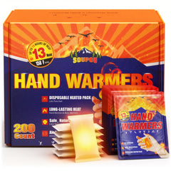 Soupou hand warmers bulk pack demonstrating bulk warmth for outdoors and gifting