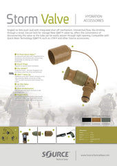 Source Storm Dirt-Shield cover protects the valve from dirt, sand, and dust.