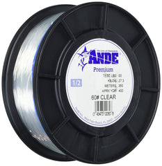 South Bend Ande monofilament line clear spool with strong knots and abrasion resistance for anglers