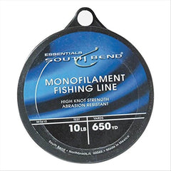 South Bend monofilament fishing line 30 lb, 180 yd, clear and abrasion resistant for reliable casts.