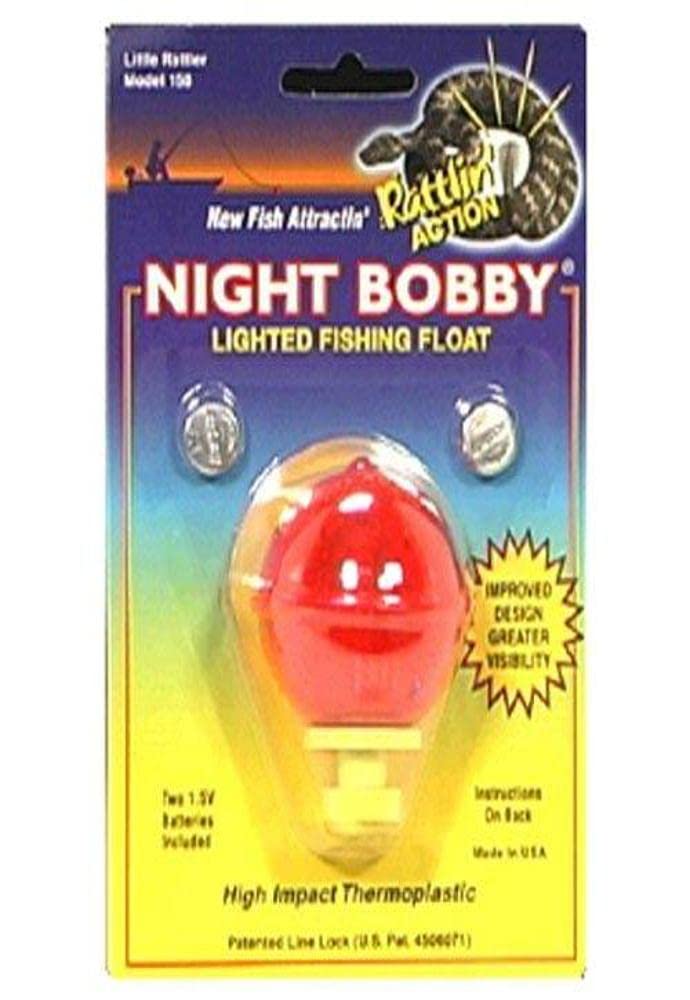 South Bend Night Bobby 158-R red lighted float for night fishing visibility up to 200 feet