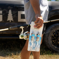 Coors Light bottle bobbers close-up showing authentic design for instant recognition