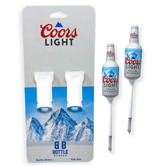 Dad gift moment with Coors Light bottle bobbers as a conversation piece