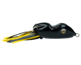 Southern Lure Scumfrog 5/16 black front view shows weedless profile for snag-free casting