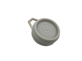 Southfork SOLO magnetic fly holder in soft gray, front view for quick fly access