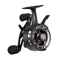 Souuxiu ice fishing reel with 3+1 bearings for smooth control on icy waters.