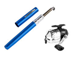 SOUUXIU Pen fishing rod in a compact case designed for easy travel.