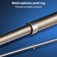 SOUUXIU Pen Fishing Rod reel with smooth operation for stable control.