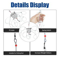 Spare coil and bushing for crab snare