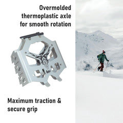Spark R&D Ibex ST dual-width design nests compactly for simple backcountry storage.