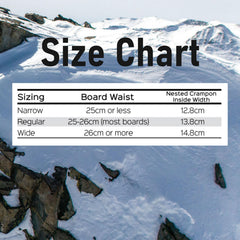 Spark R&D Ibex ST crampons are lightweight for easier long ascents.