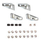 Spark R&D Fixie Through-Mount Clips left clip assembly for secure splitboard mounting