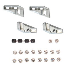Spark R&D Fixie Through-Mount Clips left clip assembly for secure splitboard mounting
