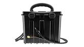 Spartan Battery Box attached to a trail camera setup for reliable power.