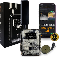 Spartan Camera GoCam4G front view captures wildlife for hunting or security.