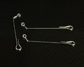 Spawn Fly Fish 60-degree jig shank in 40mm for lifelike side-to-side action.