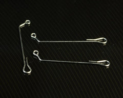 Spawn Fly Fish 60-degree jig shank in 40mm for lifelike side-to-side action.