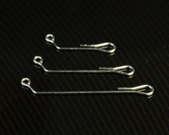 Spawn Fly Fish 60 degree jig shank in black nickel finish highlighting durability and wire strength
