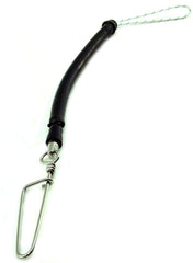 SPEARFISHING WORLD 3/8-inch bungee cord with pigtail snapclip for secure quick attachment.