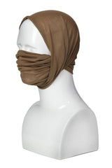 Spec Ops Brand Recon Wrap in coyote brown; versatile headwear for comfort and all-season versatility.