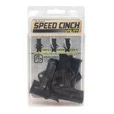 Speed Cinch SlotLock secures tarps quickly with no knots required.