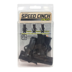 Speed Cinch SlotLock secures tarps quickly with no knots required.