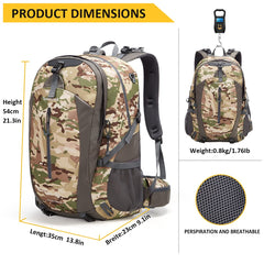 SpeedPARK 40L hiking backpack front pockets for quick access maps and gadgets