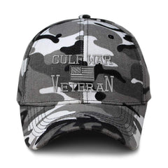 Speedy Pros City Camo embroidery cap with durable stitching for outdoor adventures.