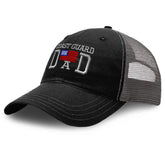 Speedy Pros Richardson Coast Guard Dad embroidery close-up with crisp detail and durability.