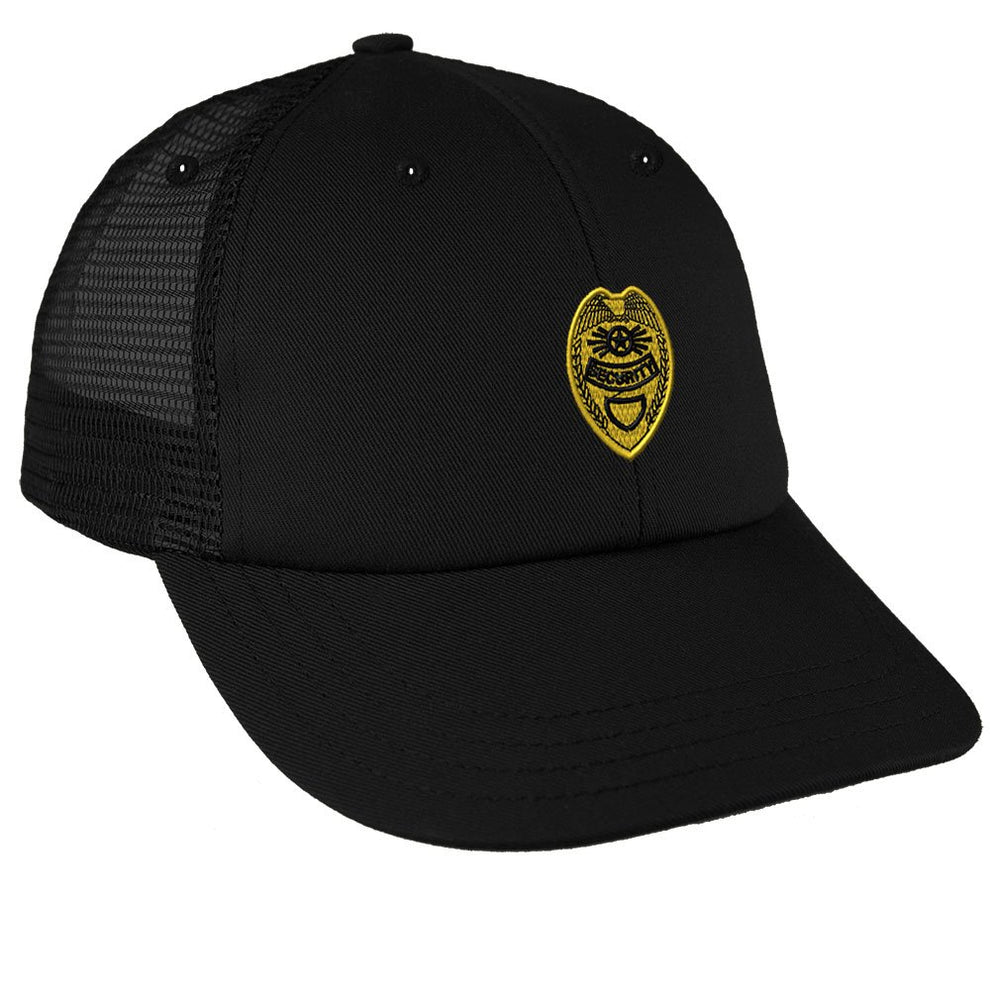 Speedy Pros Security Badge Gold Logo Embroidery hat provides chic sun protection and everyday versatility