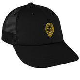 Speedy Pros Security Badge Gold Logo Embroidery hat provides chic sun protection and everyday versatility