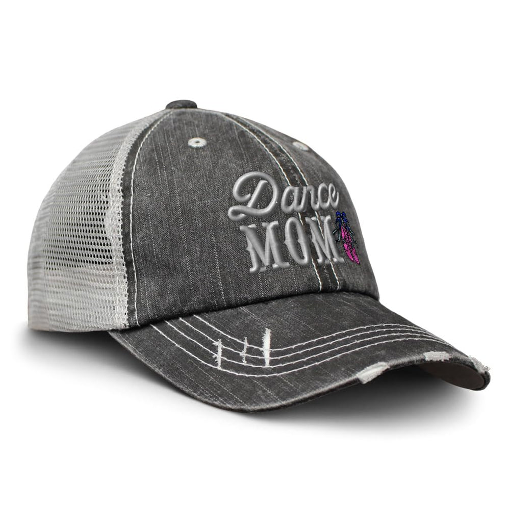 Speedy Pros soft mesh cap with embroidered dance mom motif for all-day comfort.
