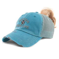 Speedy Pros women's ponytail cap with ponytail slot for comfortable workouts