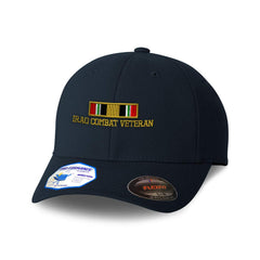 Speedy Pros Flexfit hat with iraq combat veteran flag embroidery for everyday wear