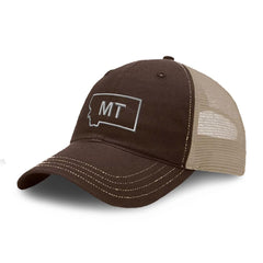 Speedy Pros Richardson soft mesh cap with Montana State Map embroidery for bold, long-lasting style