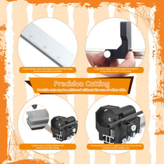 SPG Arrow Saw end slider enables stable, repeatable cutting lengths.
