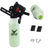 SPG Bowfishing Reel body shows lightweight ABS and aluminium durability for field use