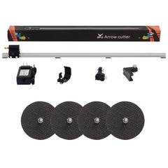SPG Electric Arrow Saw full assembly showcases sturdy CNC-machined construction for precise cuts.