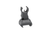 Spike's Tactical front folding HK style sight, front view aiding quick target alignment.