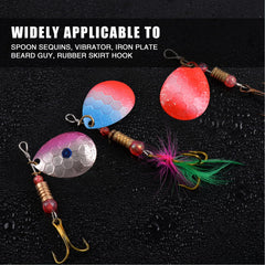 8-color Colorado spinner blades for DIY lures