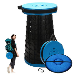 Spisces XXL collapsible stool cushion extended for comfortable outdoor seating.