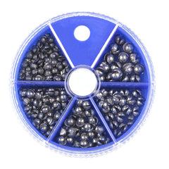 Split Shot Sinkers Combo 167-piece set with five sizes