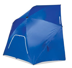 Sport-Brella Ultra blue side panels for privacy and sun protection during games